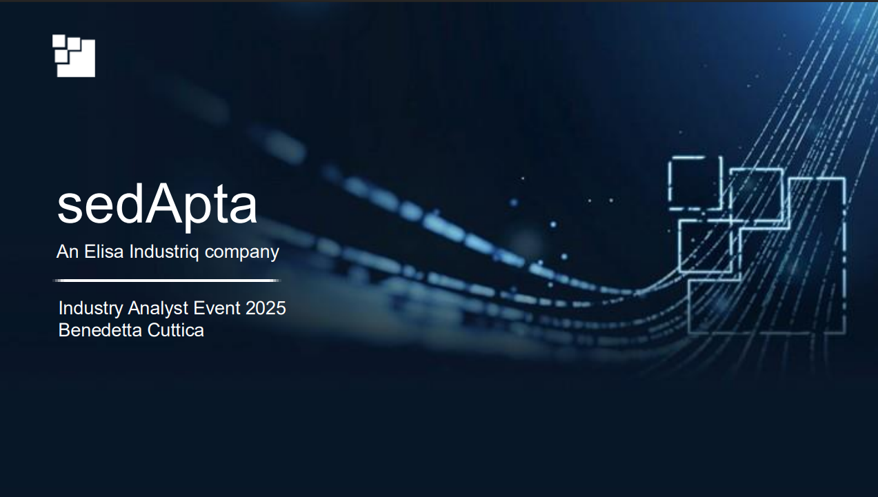 sedApta Industry Analyst Event 