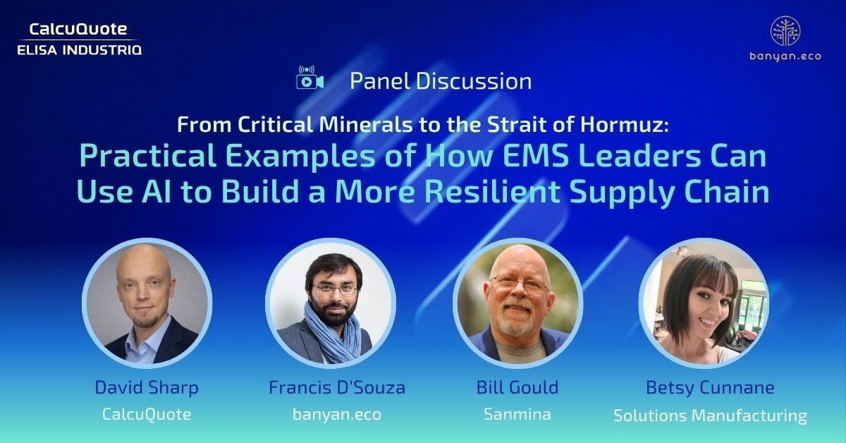 Panel with Sanmina and CalcuQuote_2026