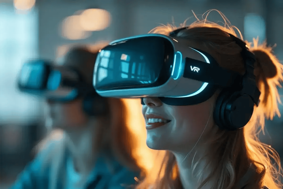 5G Standalone Service Assurance - girl with VR-glasses