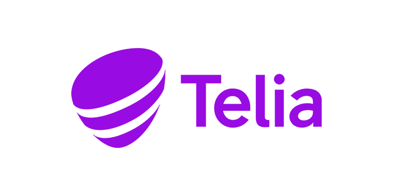 Telia logo with border 800x400