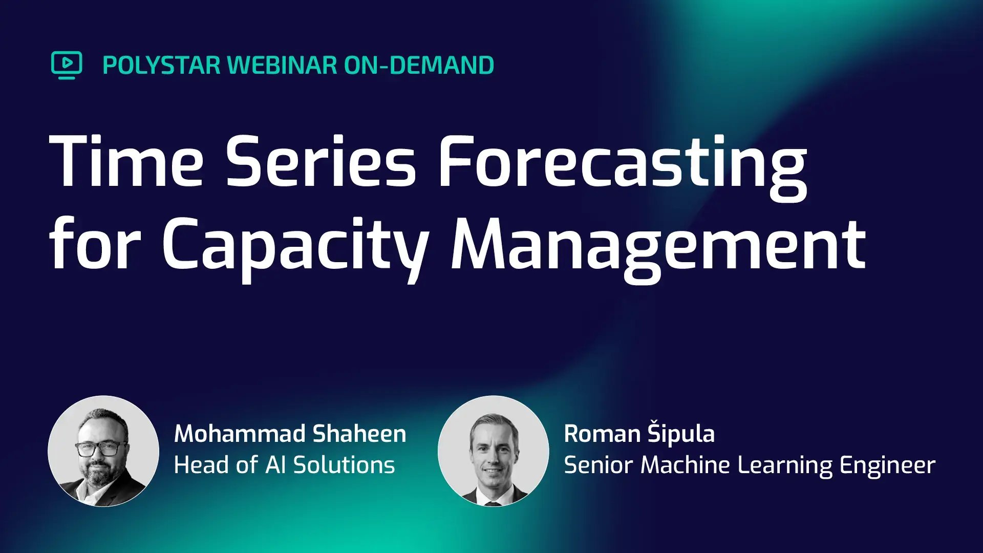 Watch our webinar on-demand about Time Series Forecasting for Capacity Management in Telecom