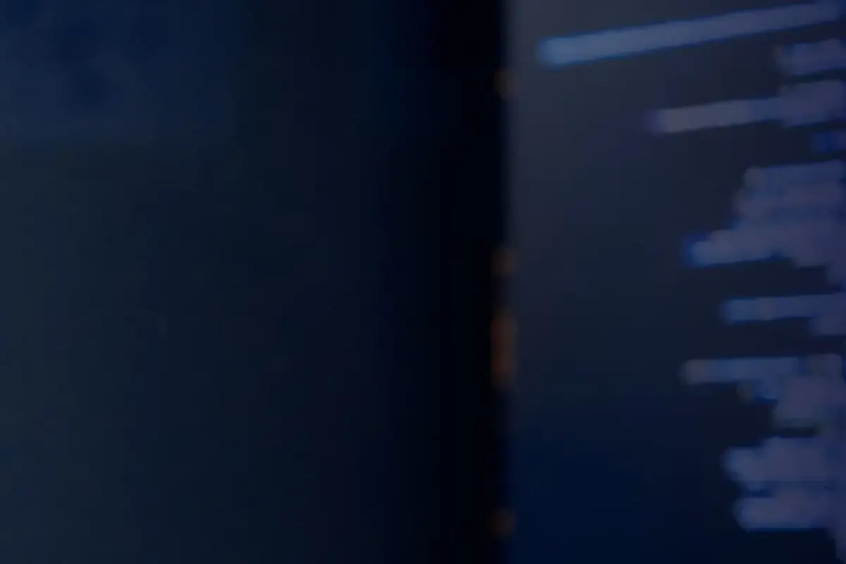 Dark background with green lines