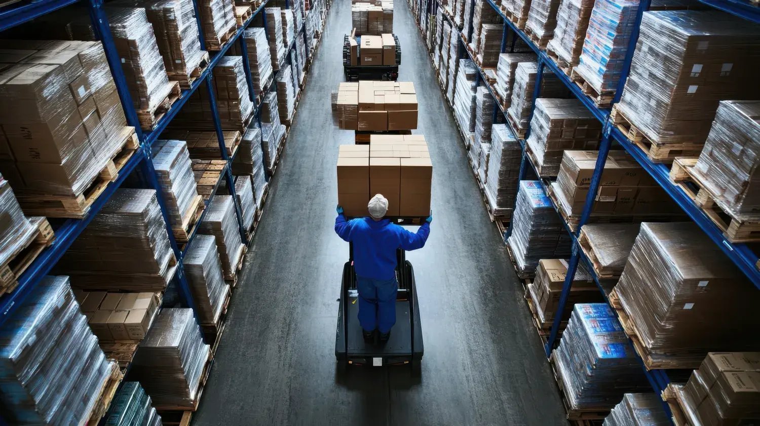 warehouse-worker-transporting-boxes-platform-storage-facility
