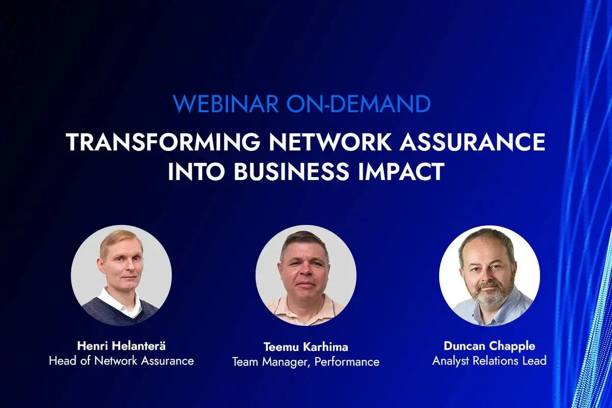 Webinar On-Demand: Transforming Network Assurance into Business Impact