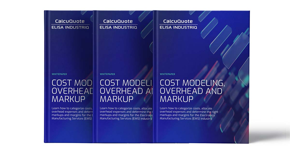 CalcuQuote white paper: Cost Modeling, Overhead and Markup