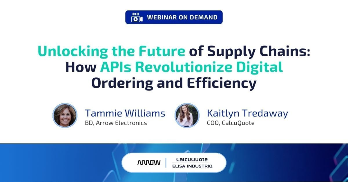 CalcuQuote webinar: How APIs Revolutionize Digital Ordering and Efficiency