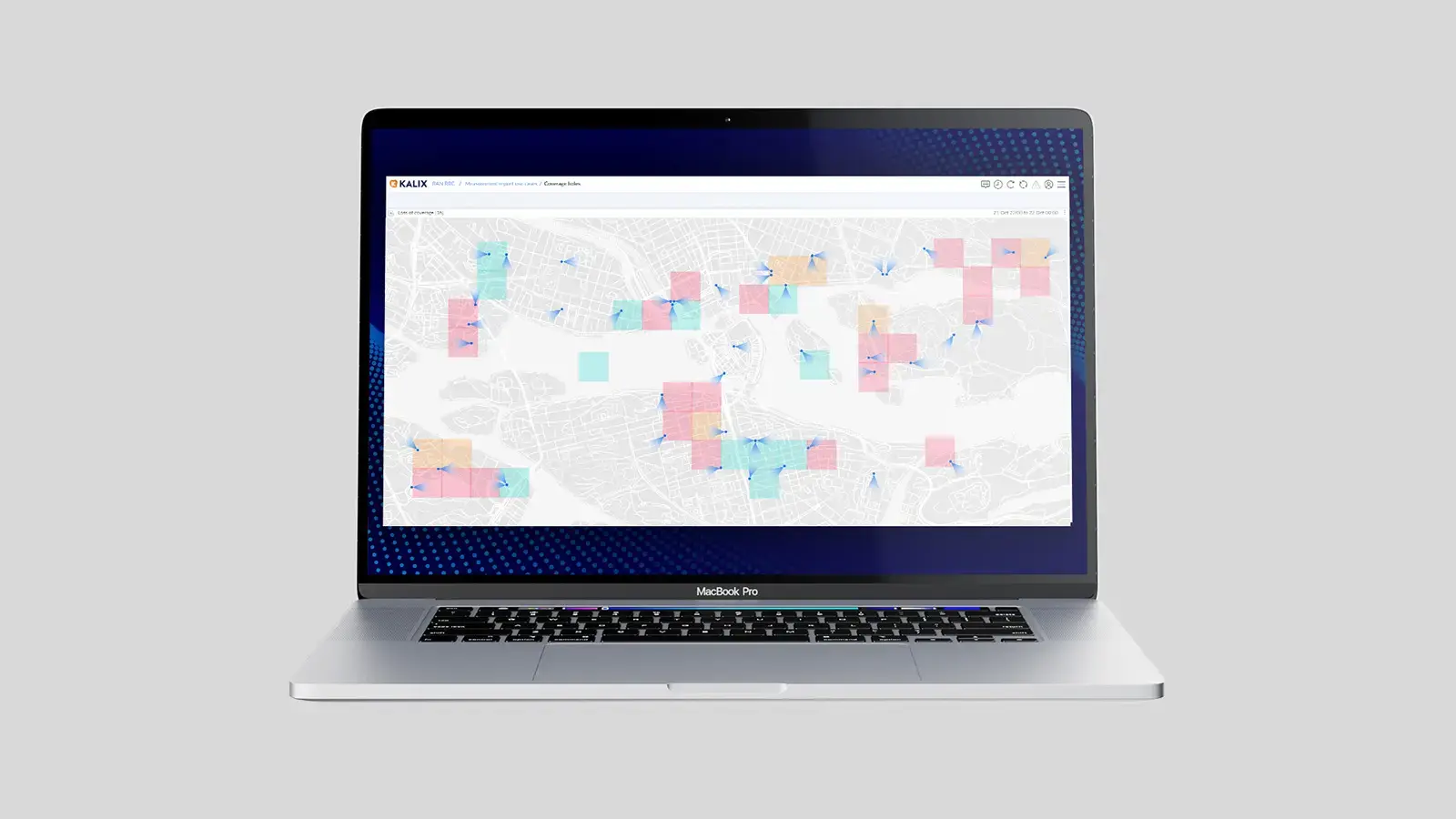 E2E-monitoring with geolocation